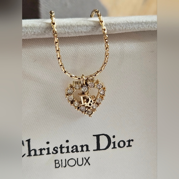 Vintage Dior Gold Heart Bracelet With Box - Picture 1 of 11